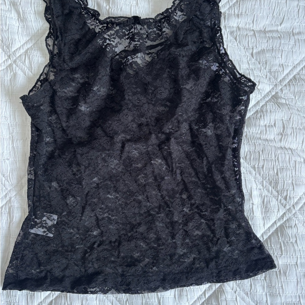 Brandy Melville Black Lace Chemise - Picture 3 of 5